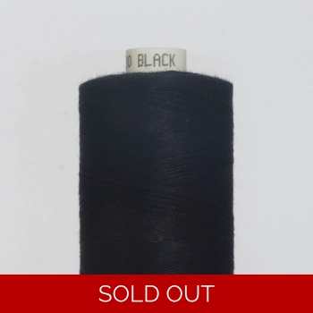 Coats Moon 120 Spun Polyester Thread - 1000 yards - Black